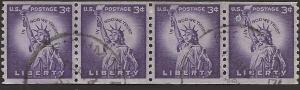 # 1057c WET PRINT LARGE HOLES USED STATUE OF LIBERTY
