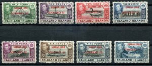 Falkland Islands SC# 2L1-8 o/p Graham Land Dependency of set MLH