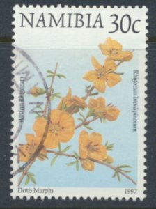 Namibia  SC# 856  Used   Flowers 1997  see scan  and details 