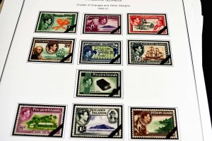 COLOR PRINTED PITCAIRN ISLANDS 1940-2010 STAMP ALBUM PAGES (118 illustr. pages)