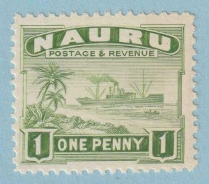 NAURU 18a GLAZED PAPER  MINT NEVER HINGED OG ** NO FAULTS EXTRA FINE!