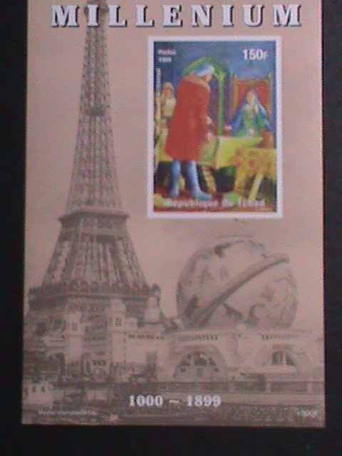 CHAD-1999-MILLENIUM- COLUMBUS DISCOVERED AMERICA- IMPERF: MNH S/S VERY FINE