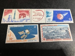 New Caledonia Scott C45a C46-47 Mint