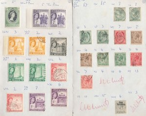 Malta Mauritius MEF QV/QE M&U (Apx 100 Items) ZK35