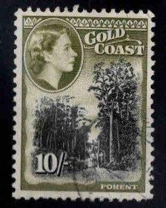 GOLD COAST Scott 159 Used Forest stamp top value of set