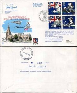 RFDC64b Australian Bicentenary Signed by Grp Capt. P.T. Squire (D)