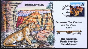 U.S. Used #3183h 32c Celebrate Century - 1910s 1998 Collins First Day Cover