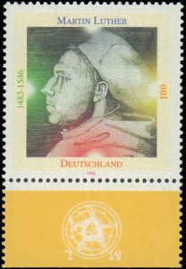 Germany #1917, Complete Set, 1996, Religion, Never Hinged