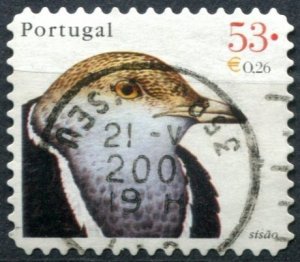 Portugal Sc#2406 Used, 53e multi, Birds of Portugal (2nd issue) (2001)