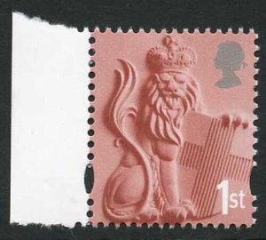 2001 England regional NVI 1st (without white borders) on dull original paper