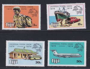 Fiji # 347-350, UPU Centennial, Mint NH, 1/2 Cat.