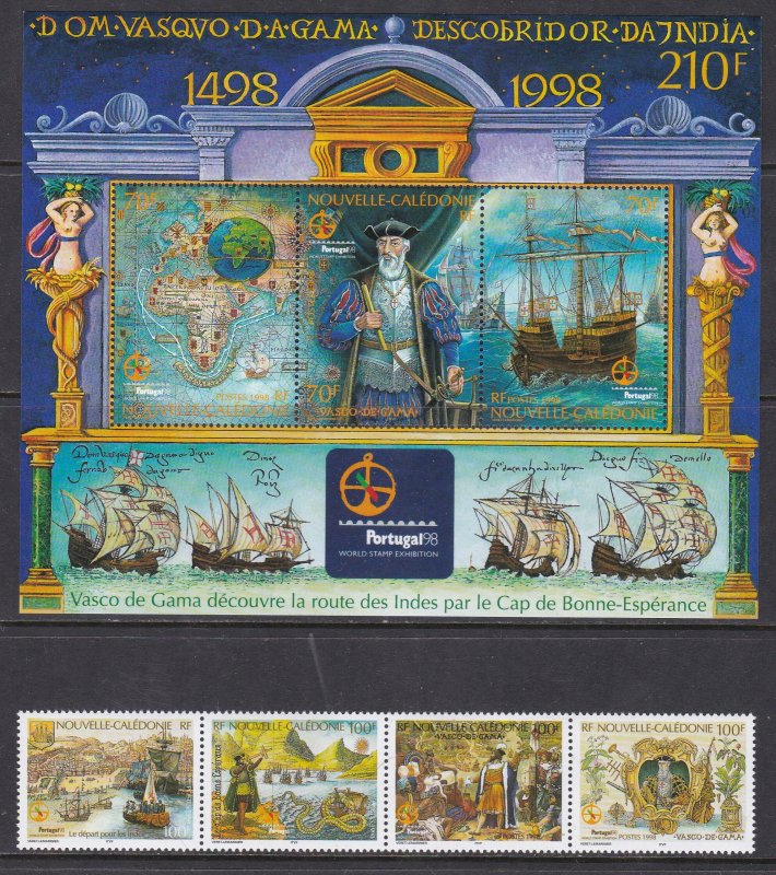 New Caledonia, Vasco da Gama MNH / 1998