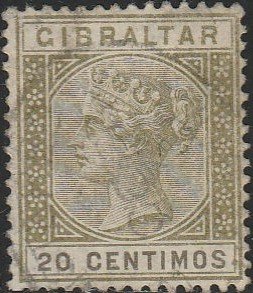 Gibralter, #31 Used From 1889-95