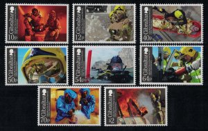 GIBRALTAR 2015 - Firefighters  /complete set MNH