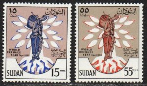 Sudan Sc #128-129 MNH