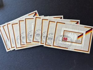BRD FRG #MiBl10 S/S 1974 25 Years Federal Republic S/S 1145-12 sheets