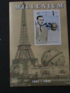 ​CHAD-1999-MILLENIUN -GANDHI-RARE IMPERF MNH-S/S-VF WE SHIP TO WORLDWIDE.