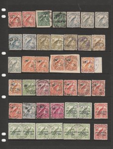 NEW GUINEA Postmarks 1925-39 accumulation. SG cat £765+, plus premium scarce.
