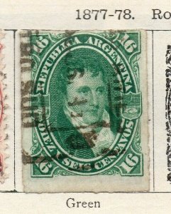 Argentina 1877-78 Early Issue Fine Used 16c. NW-179137