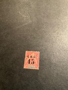 Stamps Guadeloupe Scott #47 hinged