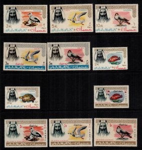 Ajman 11 different MNH mint Never hinged