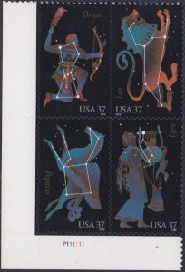 3948a Constellations Plate Block MNH