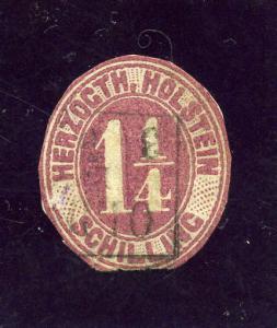 Holstein 1865-66 - Sc# 22, Michel #22 - Used