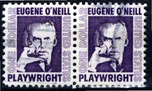 USA; 1967: Sc. # 1294:  Used Single Se-Tenant Stamps