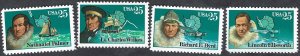 United States #2386-89 22¢ Antarctic Explorers (1988). Four singles. MNH