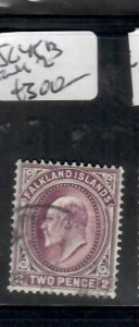 FALKLAND ISLANDS KE 2D  SG 45B    VFU  P0615H