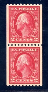 US SCOTT #442 PAIR MINT-SUPERB-OG-NH GRADED 98 W/ PSE CERT SMQ $475 (8/13/24 GP)