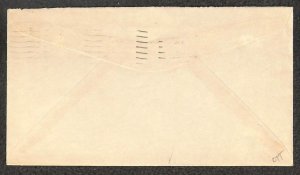 805 (x2) PREXY H.H. BUTTER PERFIN STAMPS ALBANY - GLOVERSVILLE NEW YORK COVER 39