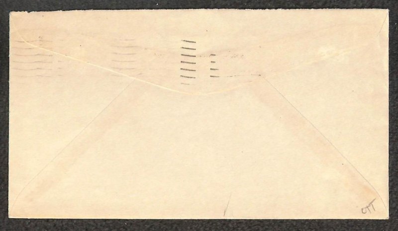 805 (x2) PREXY H.H. BUTTER PERFIN STAMPS ALBANY - GLOVERSVILLE NEW YORK COVER 39