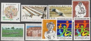 United Nations Vienna #39-47 MNH CV $6.05 (A15052)