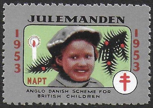 Greenland 1953 NAPT Julemanden Santa Claus TB Xmas Cinderella VF-NH 