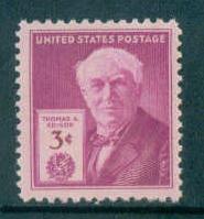 945 3c Edison Fine MNH