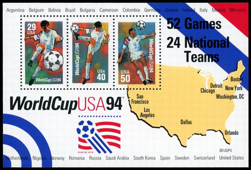 USA 2837 Mint (NH) Souvenir Sheet