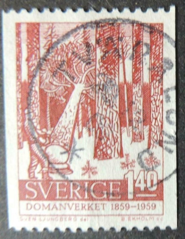 Sweden 1959 crown lands and forests centenary used