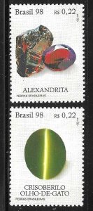 Brazil 1998 Gems Sc 2660-2661 MNH A2956