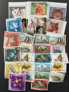 SHARJAH Used CTO Stamp Lot Collection T5279