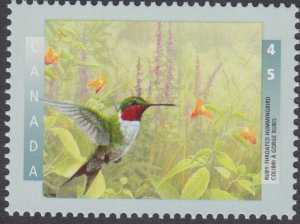 Canada - #1594i Birds Of Canada - Ruby-throated Hummingbird, MF Paper - MNH