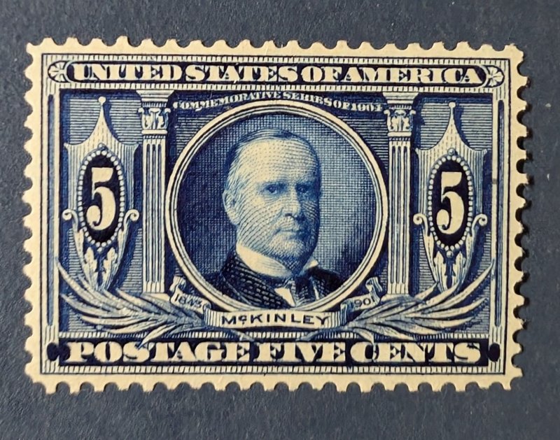 US 326, 1904 McKinley, MLHOG, Cat. value - $70.00