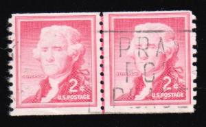 USA #1055   line pair