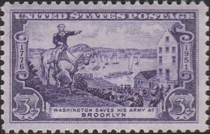 # 1003 MINT NEVER HINGED ( MNH ) BATTLE OF BROOKLYN 175TH ANNIV.