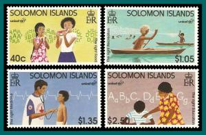 Solomon Islands 1996 UNICEF, MNH 838-841,SG870-873