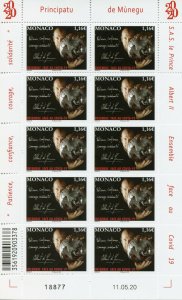 Monaco Medical Stamps 2020 MNH Solidarity Corona Prince Albert II Royalty 10v MS