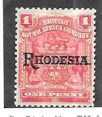 Rhodesia #83 1p Coat of Arms  (M) CV $11.00