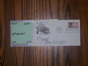 #C62, Art Craft, FDC, 13 Cent Airmail, Cat=$2.00, A 817