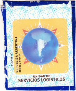 Argentina - Unidad de Servicios Logisticos Label on Piece