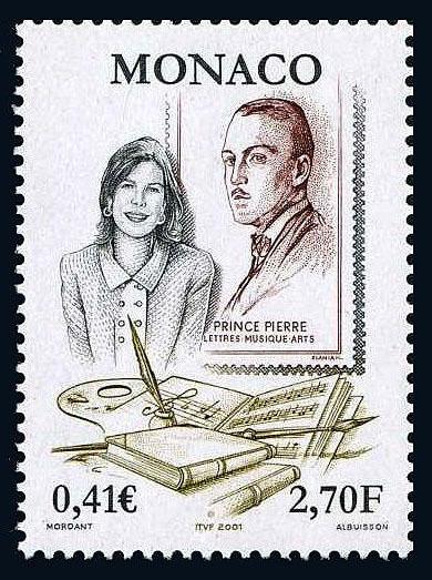 Monaco 2206, MNH. Prince Rainier III Literary Prize, 50th anniv. 2001